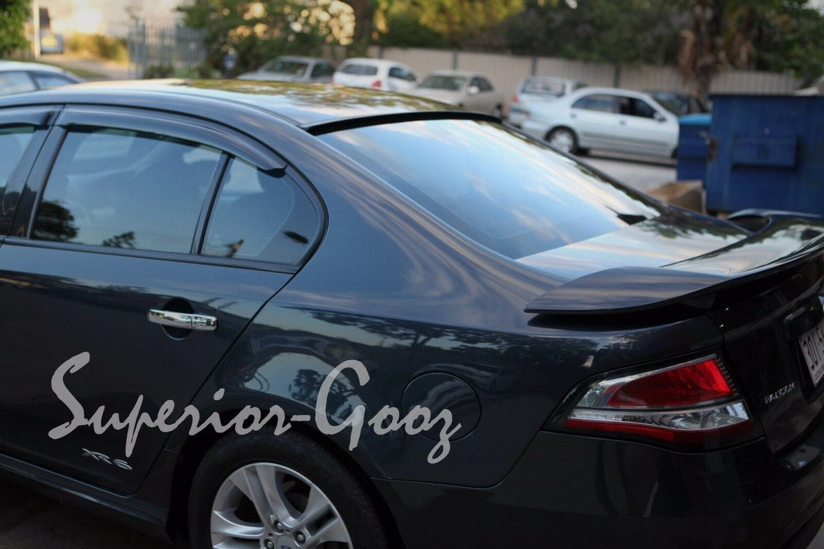 Installed View - Ford Falcon FG Sedan: Rear Window Roof Lip Spoiler (XT / XR6 / G6E / FPV / F6 / GT)
