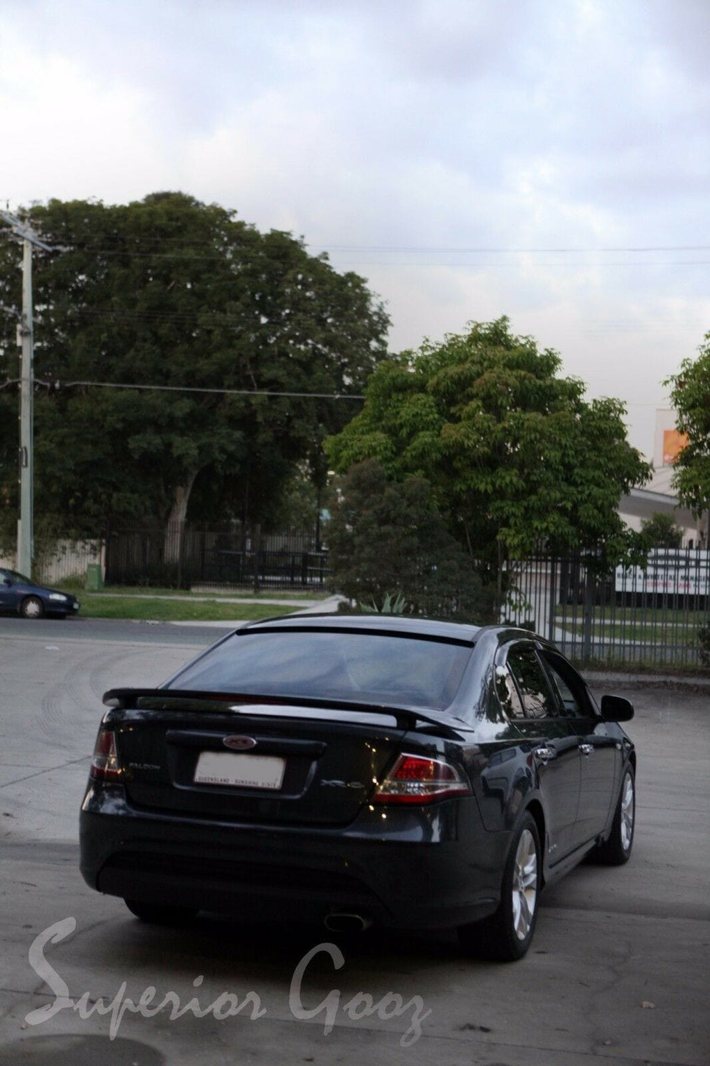 Installed View - Ford Falcon FG Sedan: Rear Window Roof Lip Spoiler (XT / XR6 / G6E / FPV / F6 / GT)