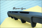 Installed View - Ford Falcon FG Sedan: Shark Fin Rear Bumper Diffuser - Twin Exhaust Outlet (XT / XR6 / XR8 / G6)