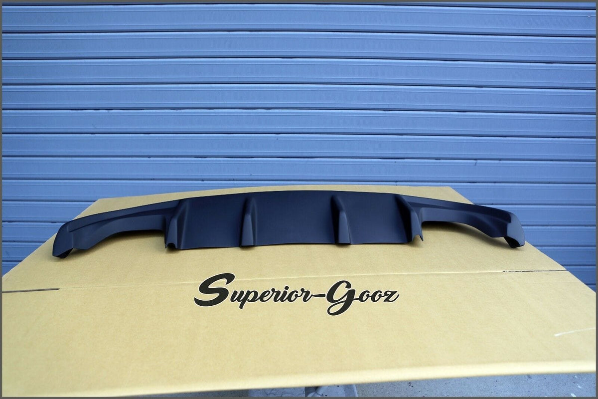 Installed View - Ford Falcon FG Sedan: Shark Fin Rear Bumper Diffuser - Twin Exhaust Outlet (XT / XR6 / XR8 / G6)