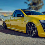 Installed View - Ford Falcon FG Ute: FPV F6 GS Style 4-Piece Side Skirts