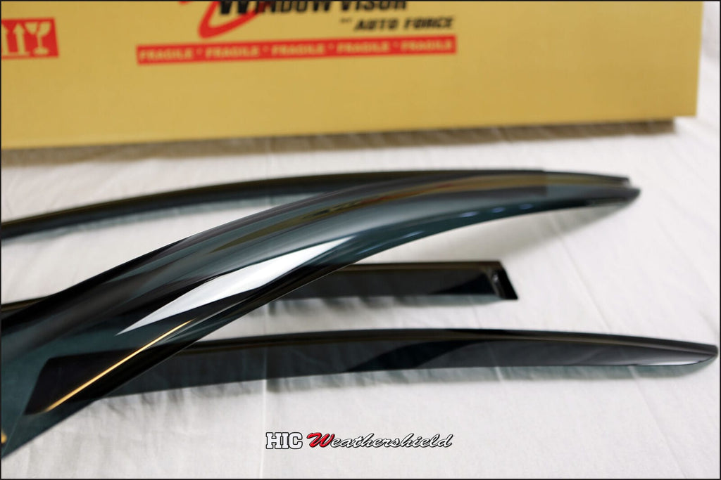 Installed View - Ford Falcon FPV BA BF XR6 XR8 Sedan (2002-2008): Premium Window Visors