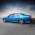 Installed View - Ford Falcon FPV BA BF XR6 XR8 Sedan (2002-2008): Premium Window Visors
