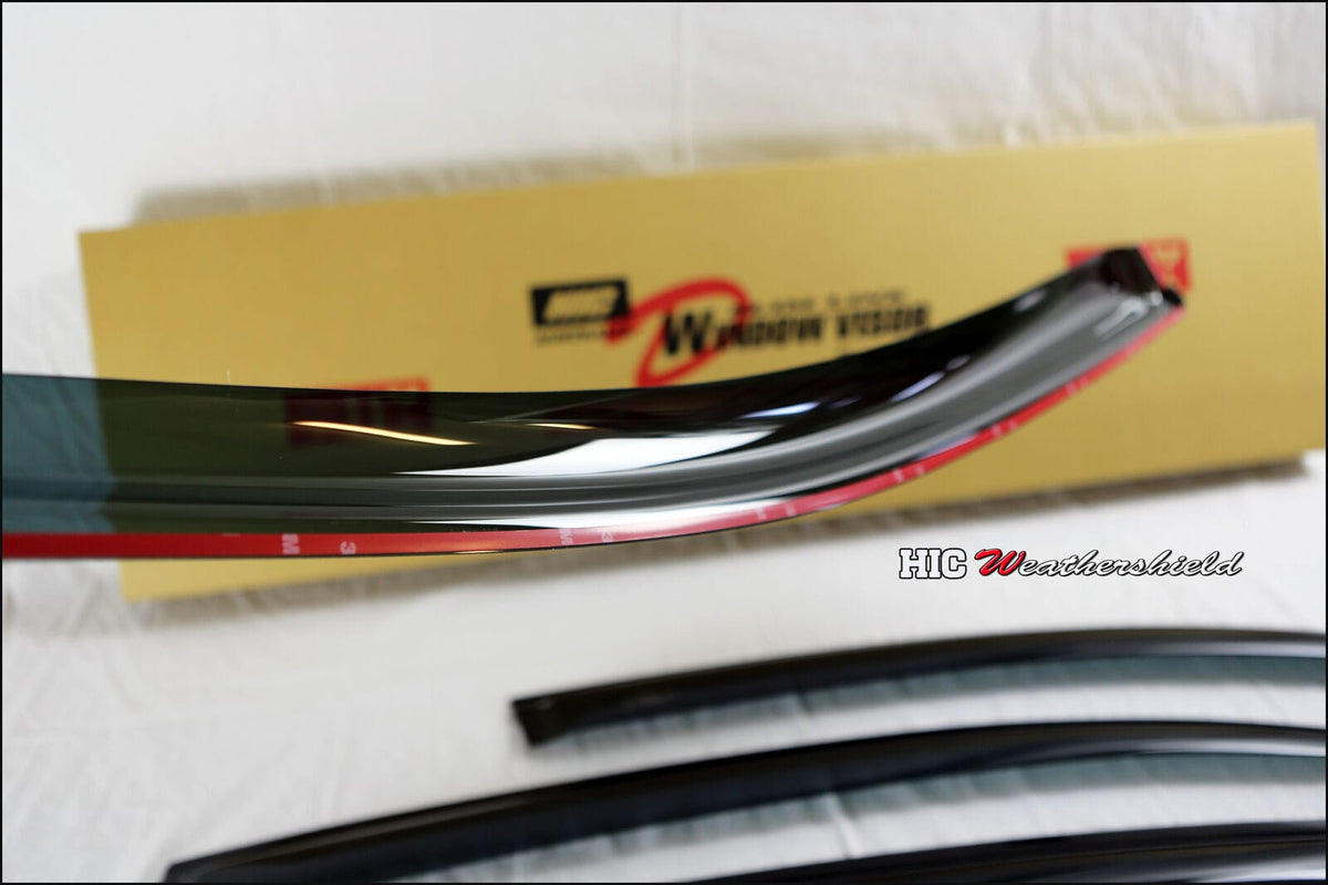 Installed View - Ford Falcon FPV FG FGX Sedan (2008-2016): Premium Window Visors