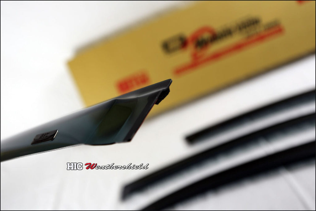 Installed View - Ford Falcon FPV FG FGX Sedan (2008-2016): Premium Window Visors