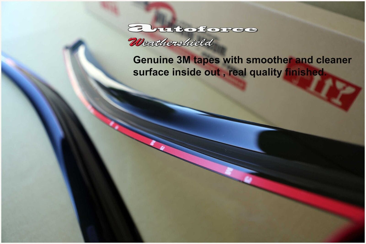 Installed View - Ford Falcon FPV FG Ute (2008-2016): Premium Window Visors