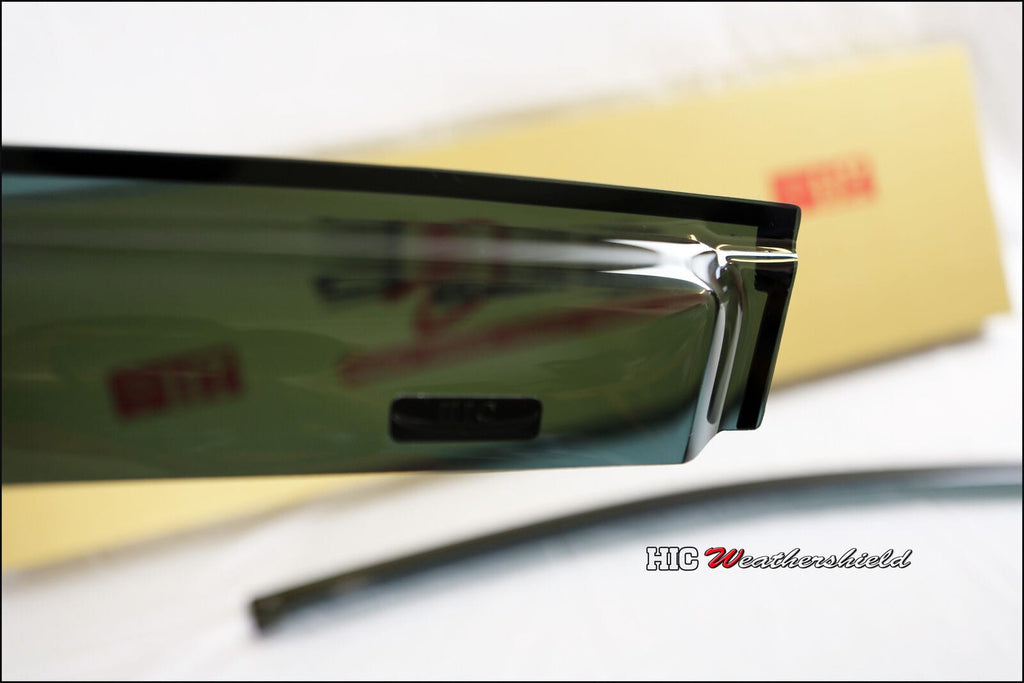 Installed View - Ford Falcon FPV FG Ute (2008-2016): Premium Window Visors