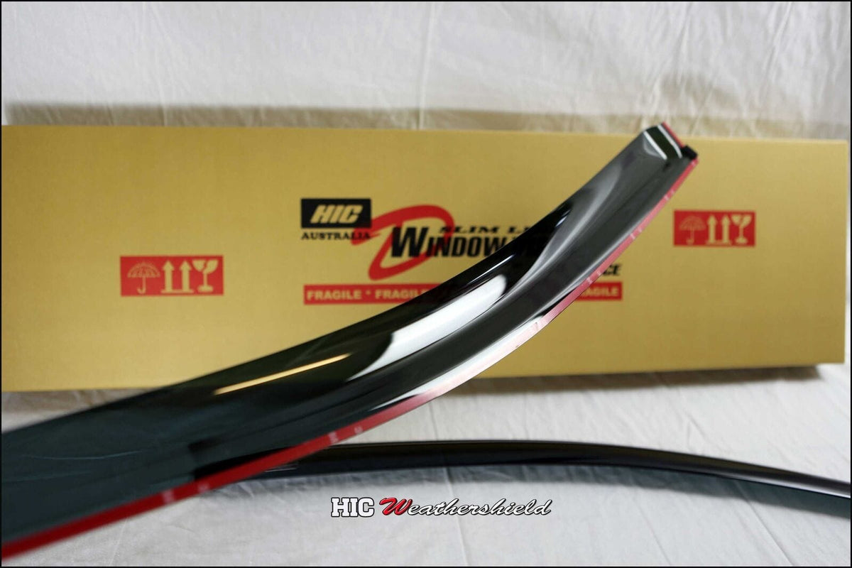 Installed View - Ford Falcon FPV FG Ute (2008-2016): Premium Window Visors