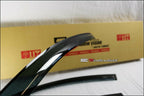 Installed View - Ford Focus LR Hatch & Sedan (2002-2005): Premium Window Visors