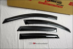 Installed View - Ford Focus LR Hatch & Sedan (2002-2005): Premium Window Visors