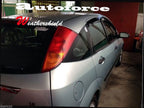 Installed View - Ford Focus LR Hatch & Sedan (2002-2005): Premium Window Visors