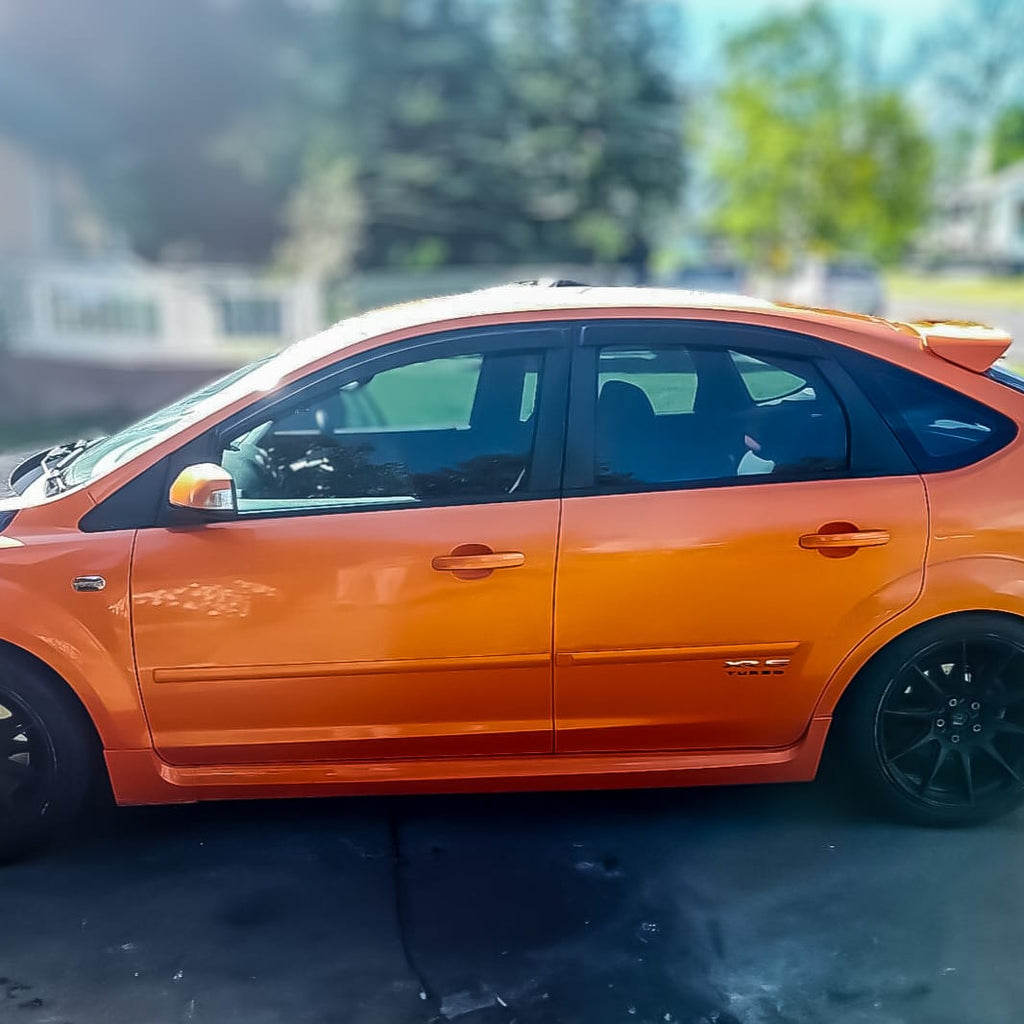 Installed View - Ford Focus LS LT LV (2005-2011): Premium Window Visors