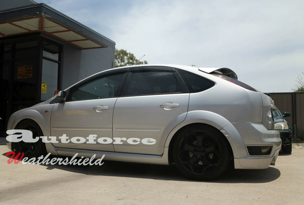 Installed View - Ford Focus LS LT LV (2005-2011): Premium Window Visors