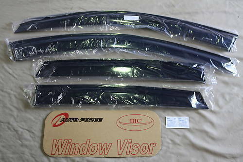 Installed View - Ford Focus LS LT LV (2005-2011): Premium Window Visors