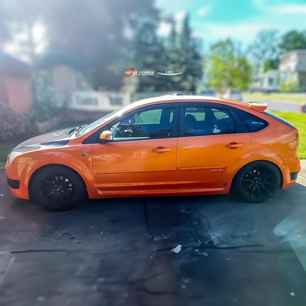Installed View - Ford Focus LS LT LV (2005-2011): Premium Window Visors