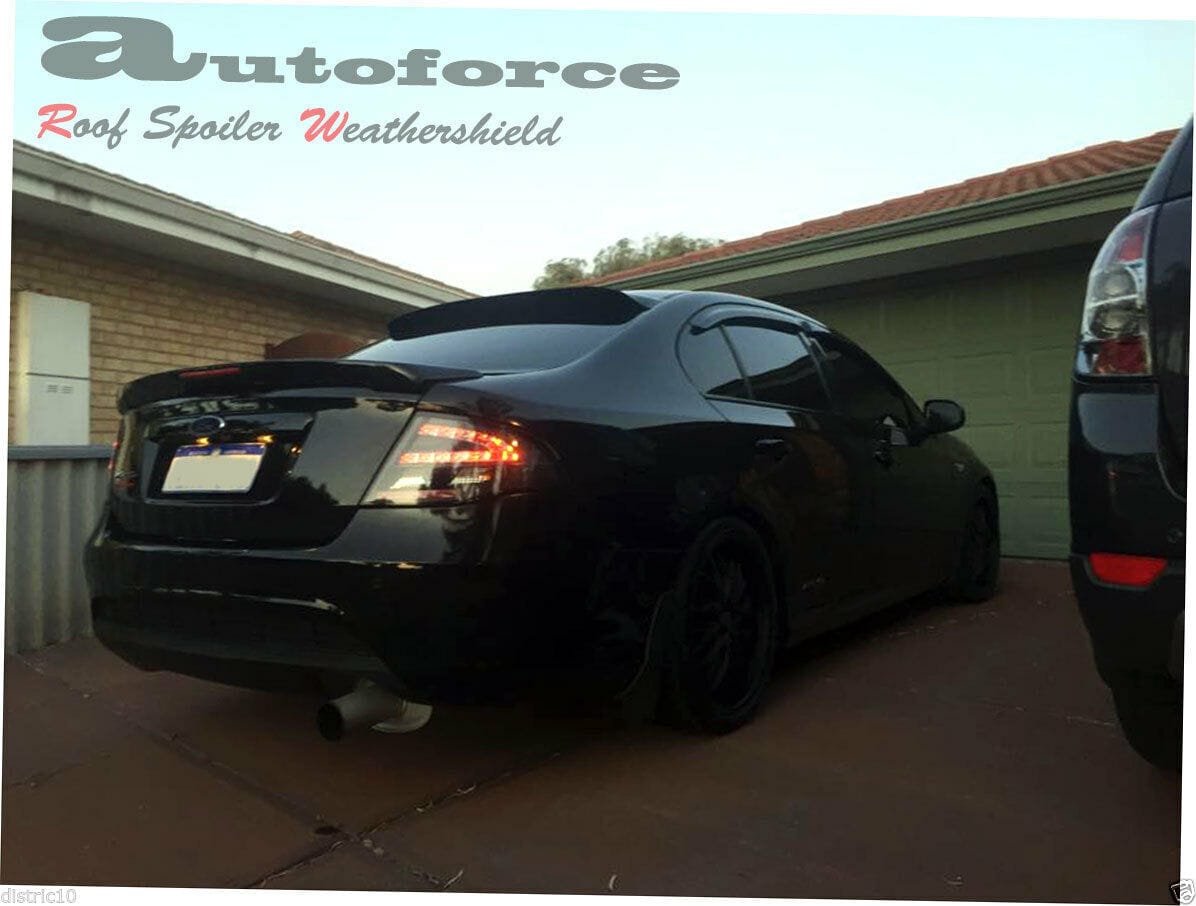 Installed View - Ford FPV FG Falcon Sedan (2008-2014): Premium Roof Spoiler