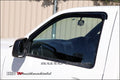 Installed View - Ford Ranger PJ PK Single Cab (2006-2009): Premium Window Visors