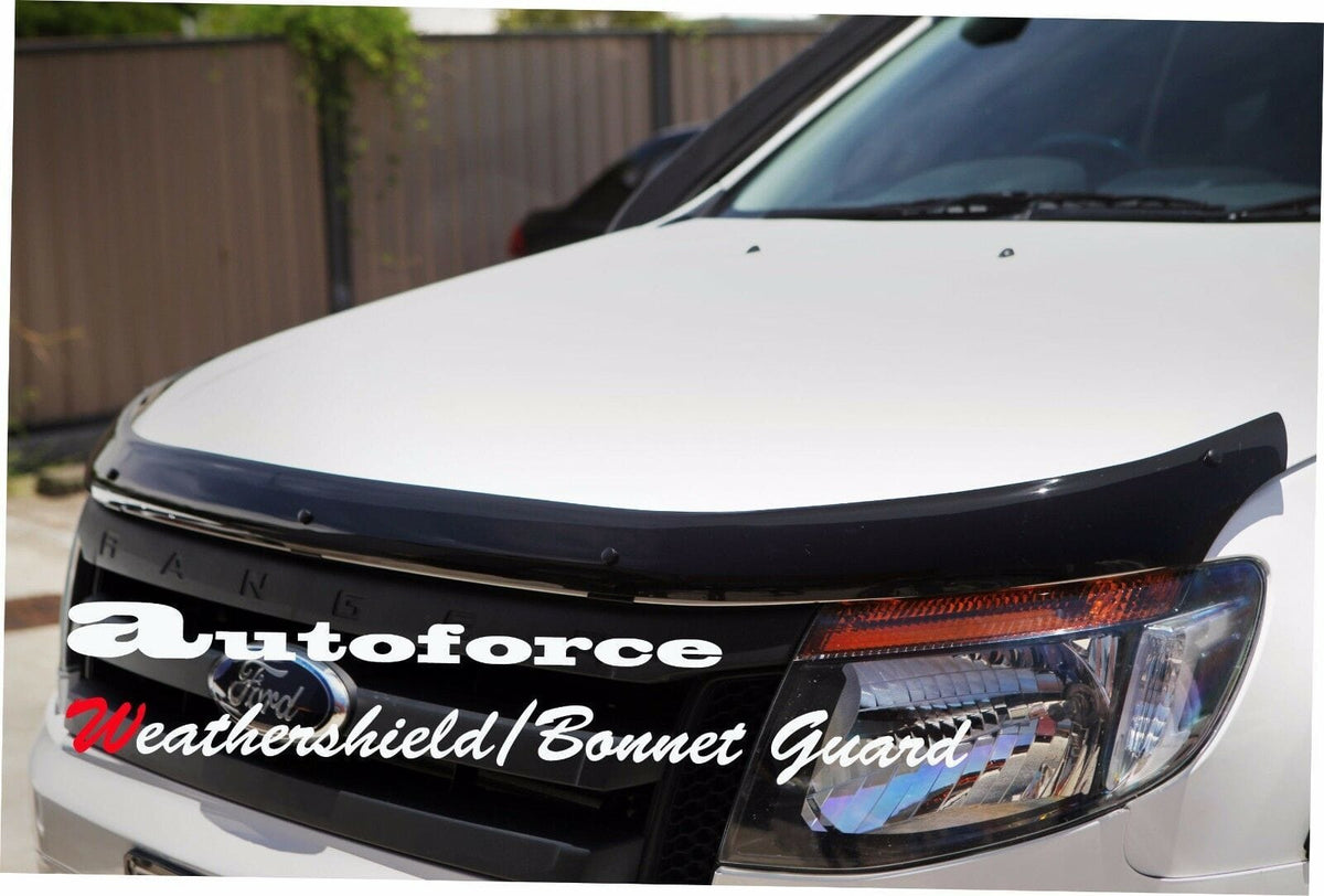 Installed View - Ford Ranger PX (2010-2015): Bonnet Protector Guard