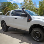 Installed View - Ford Ranger PX (2011-2021): Front Window Visors