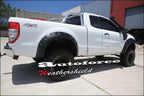 Installed View - Ford Ranger PX (2011-2021): Front Window Visors