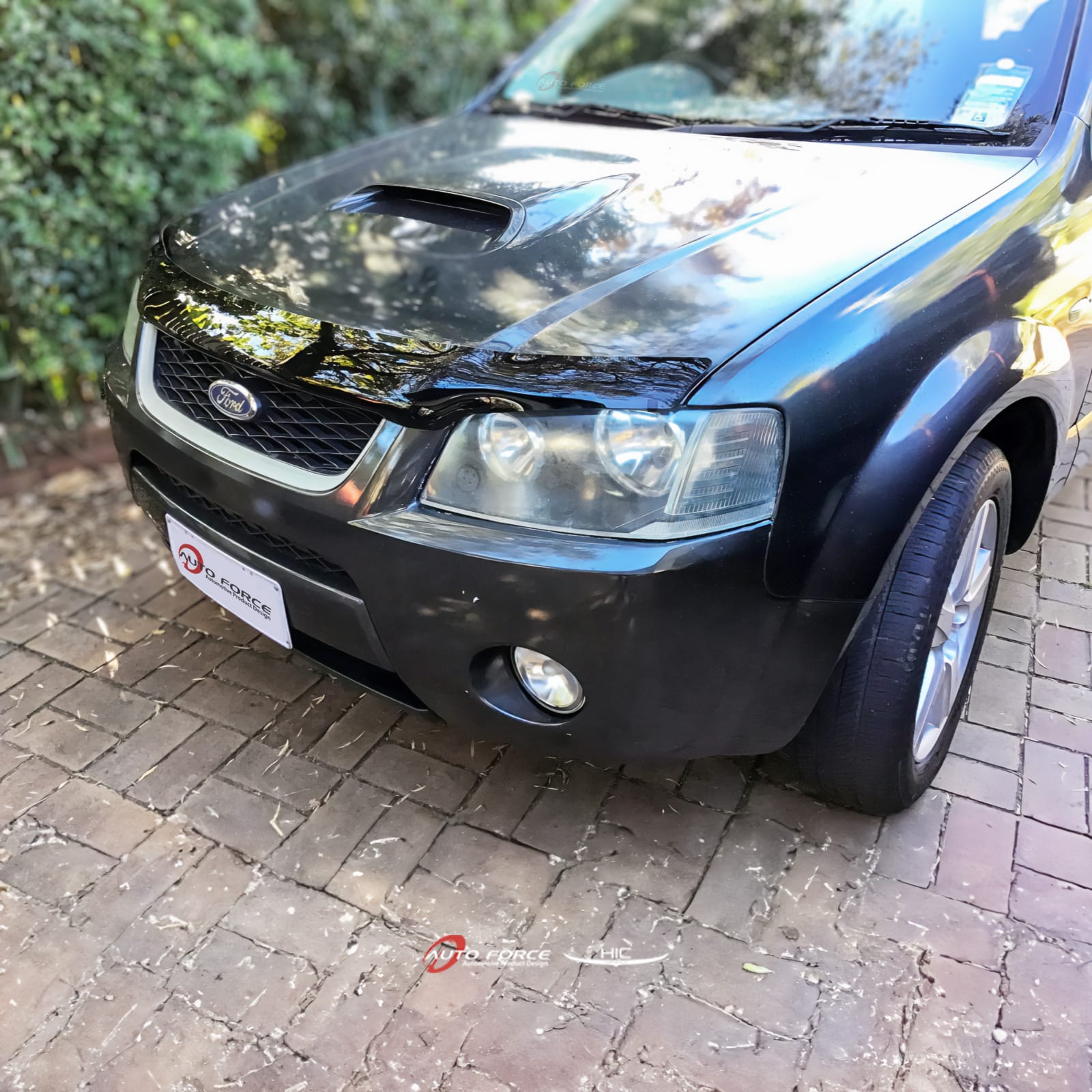 Installed View - Ford Territory SX SY (2004-2011): Bonnet Protector Guard