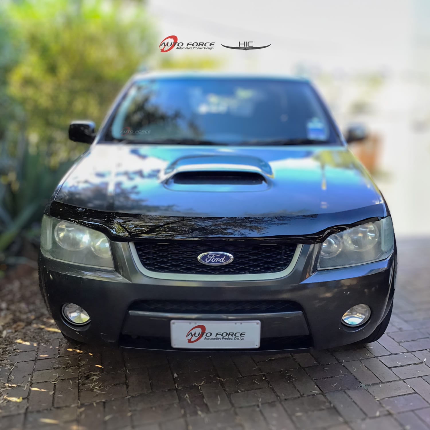 Installed View - Ford Territory SX SY (2004-2011): Bonnet Protector Guard
