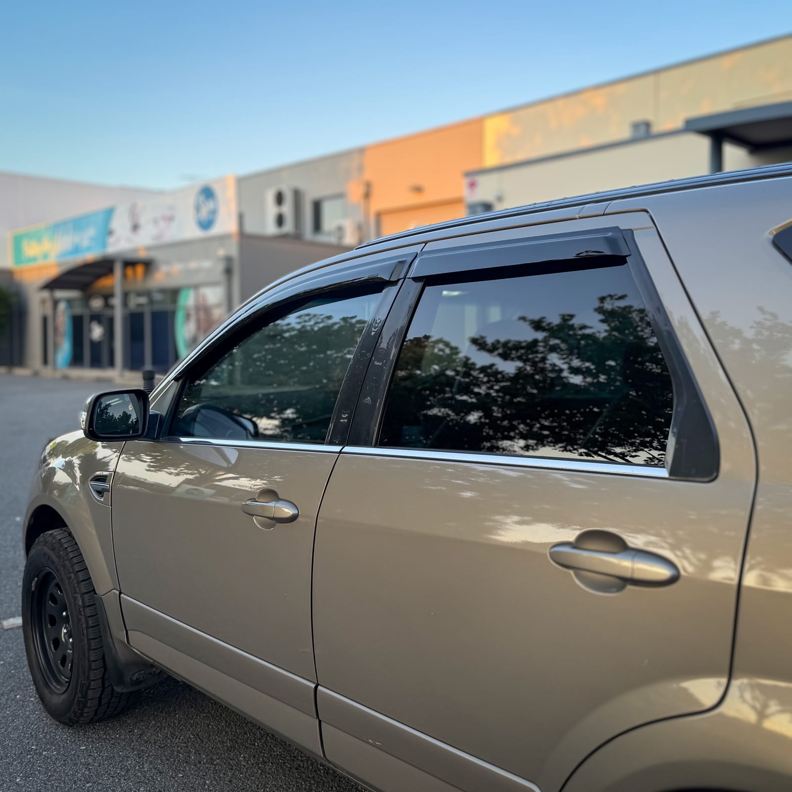 Installed View - Ford Territory SX SY (2004-2011): Premium Window Visors