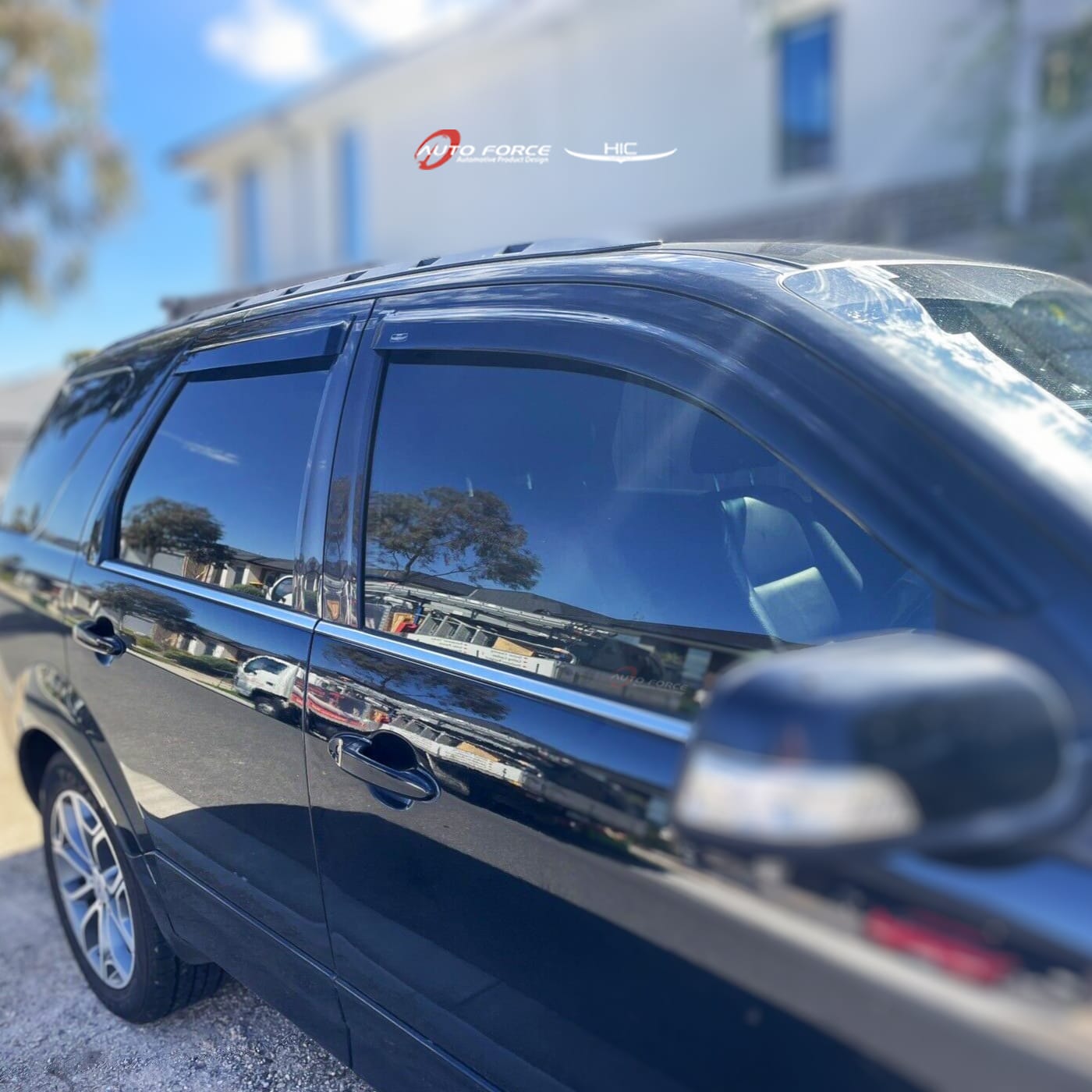 Installed View - Ford Territory SX SY (2004-2011): Premium Window Visors