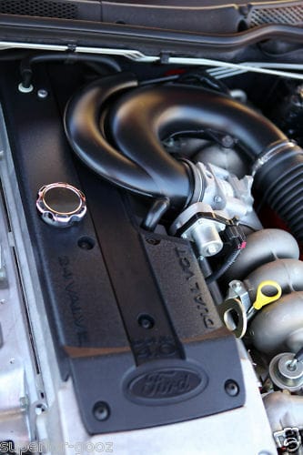 Installed View - Ford Territory SX SY SZ: Billet Aluminium Power Steering Cap Cover