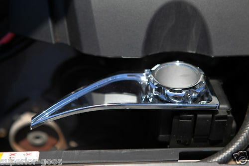 Installed View - Ford Territory SX SY SZ: Chrome Power Steering Overflow Tray