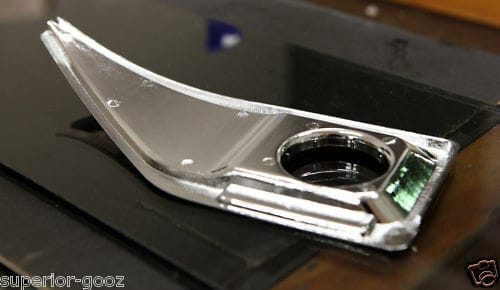 Installed View - Ford Territory SX SY SZ: Chrome Power Steering Overflow Tray