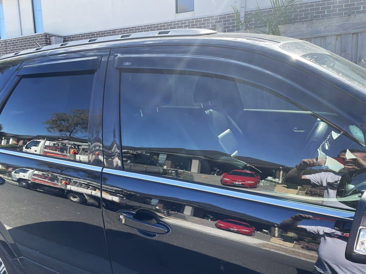 Installed View - Ford Territory SZ (2011-2016): Premium Window Visors