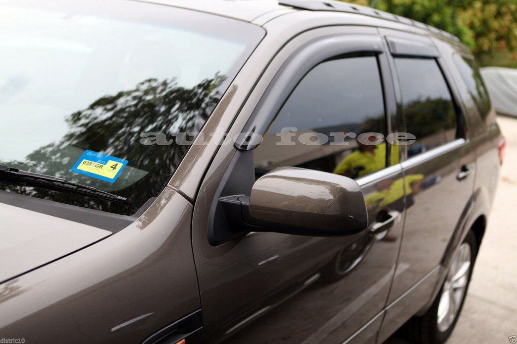 Installed View - Ford Territory SZ (2011-2016): Premium Window Visors