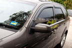 Installed View - Ford Territory SZ (2011-2016): Premium Window Visors