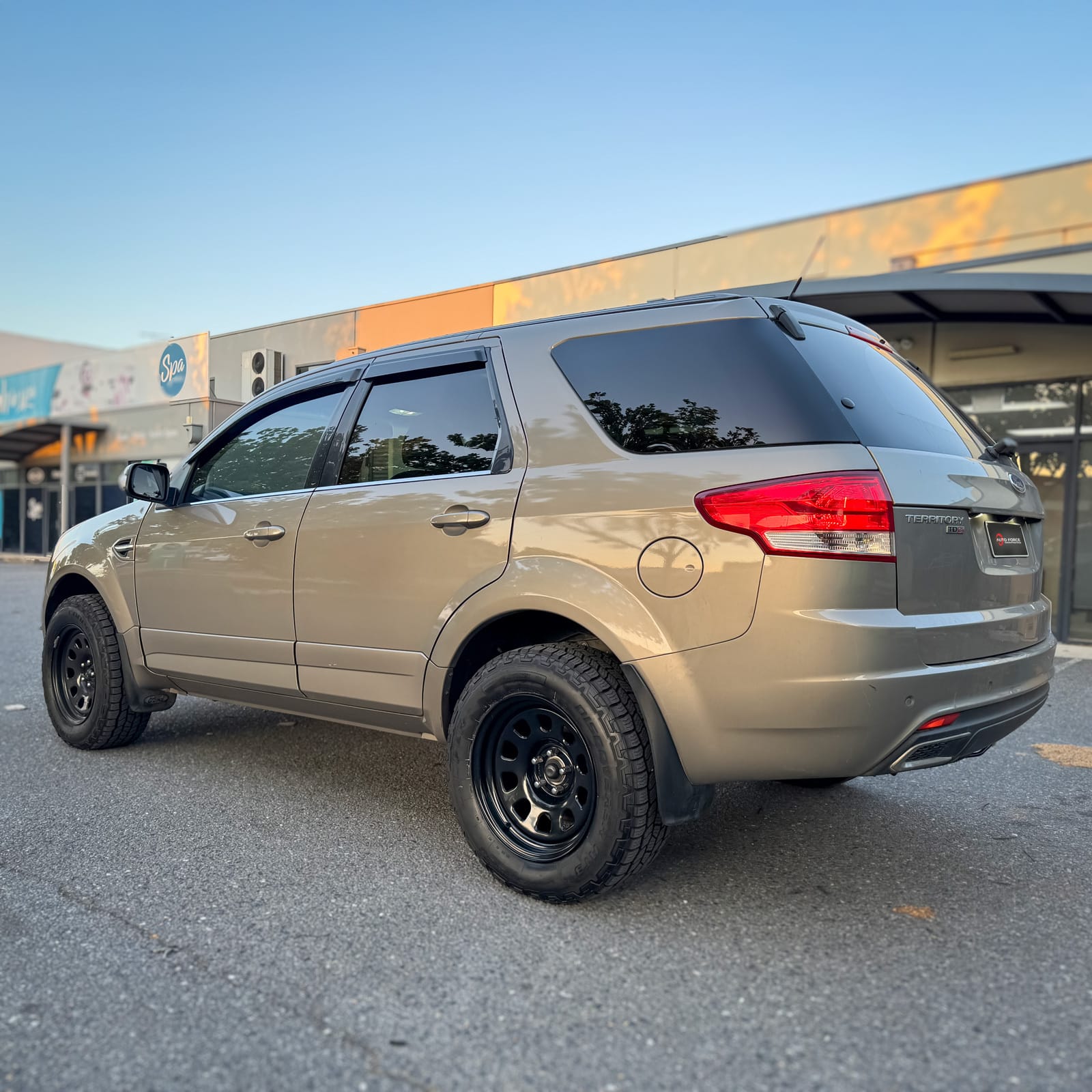 Installed View - Ford Territory SZ (2011-2016): Premium Window Visors