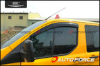 Installed View - Ford Transit Custom (2012-2023): Premium Window Visors