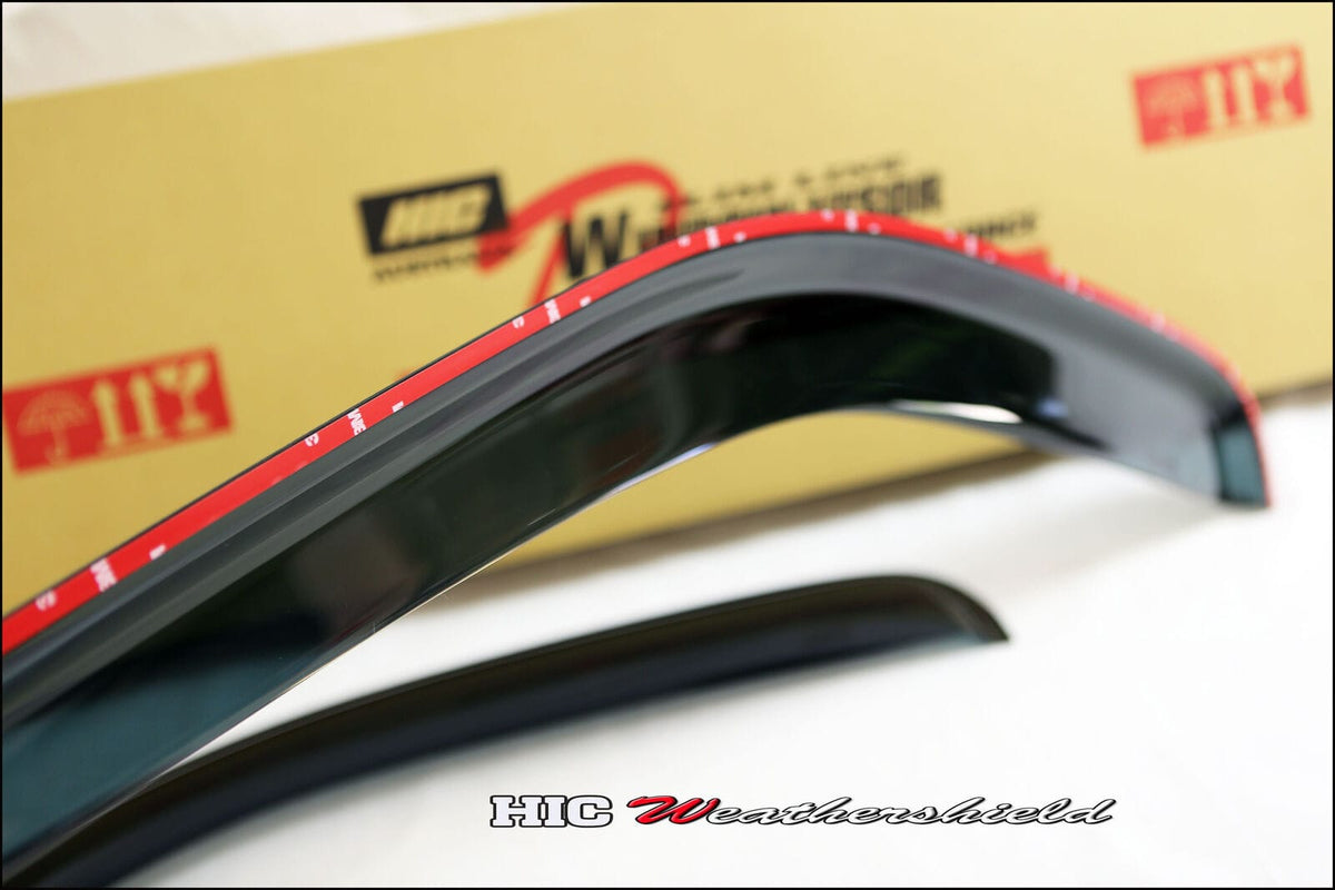 Installed View - Ford Transit Custom (2012-2023): Premium Window Visors