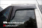 Installed View - Ford Transit Van (2000-2013): Front Window Visors