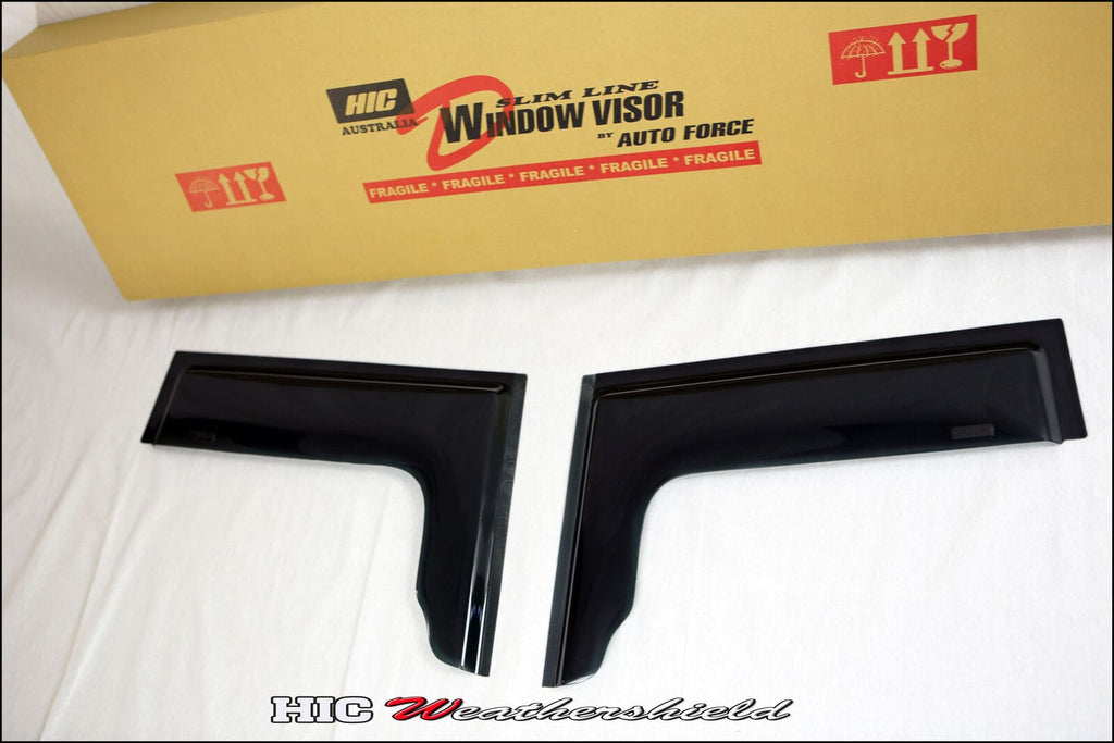 Installed View - Ford Transit Van (2000-2013): Front Window Visors