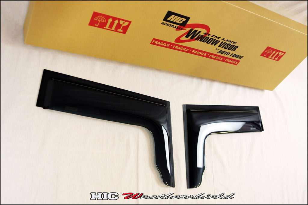 Installed View - Ford Transit Van (2000-2013): Front Window Visors