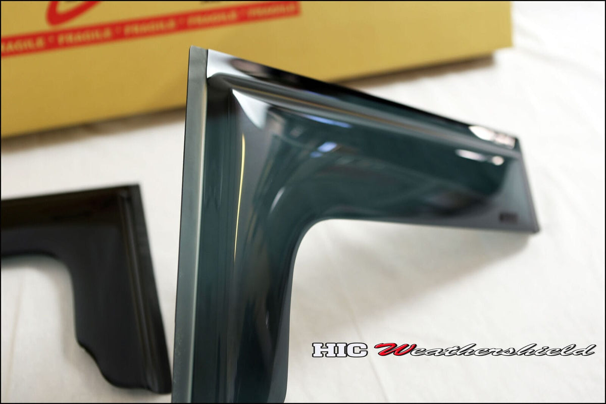 Installed View - Ford Transit Van (2000-2013): Front Window Visors