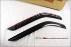 Installed View - Ford Transit Van (2014-2022): Premium Window Visors