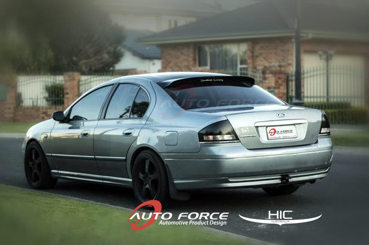 Installed View - FPV BA BF Sedan (2002-2008): Premium Roof Spoiler