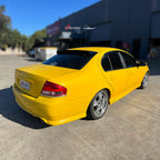 Installed View - FPV BA BF Sedan (2002-2008): Premium Roof Spoiler