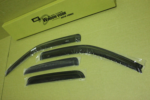 Installed View - Great Wall V200 V240 Dual Cab Ute (2009-2014): Premium Window Visors