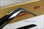 Installed View - Great Wall V200 V240 Single Cab Ute (2009-2014): Premium Window Visors