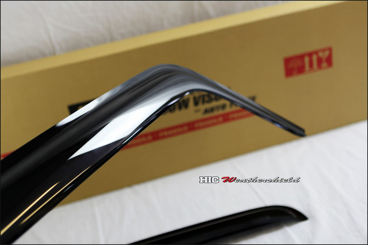 Installed View - Great Wall V200 V240 Single Cab Ute (2009-2014): Premium Window Visors