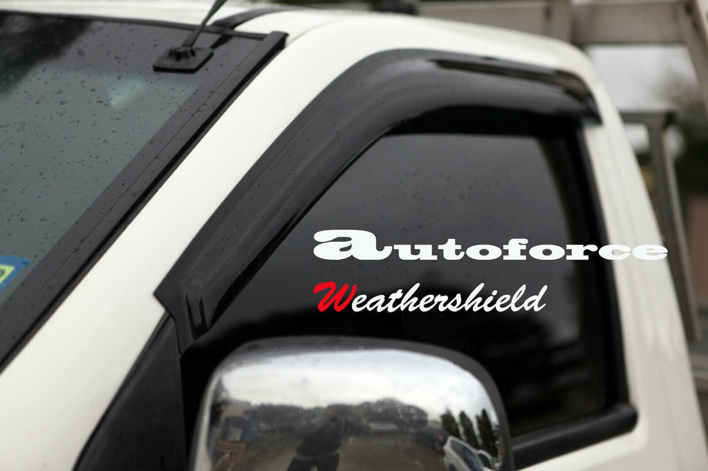 Installed View - Great Wall V200 V240 Single Cab Ute (2009-2014): Premium Window Visors