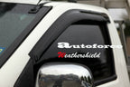 Installed View - Great Wall V200 V240 Single Cab Ute (2009-2014): Premium Window Visors