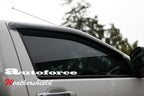 Installed View - Great Wall V200 V240 Single Cab Ute (2009-2014): Premium Window Visors